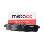 3010-139 METACO Колодки тормозные задние дисковые к-кт