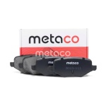 3010-111 METACO Колодки тормозные задние дисковые к-кт