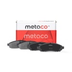 3000-118 METACO Колодки тормозные передние к-кт