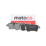 3010-159 METACO Колодки тормозные задние дисковые к-кт