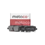 3010-112 METACO Колодки тормозные задние дисковые к-кт