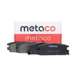 3010-072 METACO Колодки тормозные задние дисковые к-кт