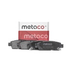 3010-088 METACO Колодки тормозные задние дисковые к-кт