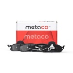 3000-187 METACO Колодки тормозные передние к-кт