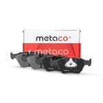 3000-128 METACO Колодки тормозные передние к-кт