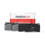 3000-137 METACO Колодки тормозные передние к-кт