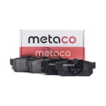 3010-117 METACO Колодки тормозные задние дисковые к-кт