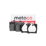 3010-048 METACO Колодки тормозные задние дисковые к-кт