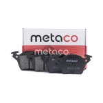 3010-135 METACO Колодки тормозные задние дисковые к-кт