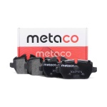 3010-074 METACO Колодки тормозные задние дисковые к-кт