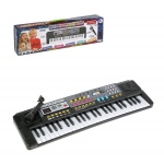 Играем вместе. Электронный синтезатор 49 клавиш, микрофон, 35,5х6х17см арт.B1035325-R