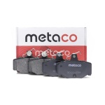 3010-039 METACO Колодки тормозные задние дисковые к-кт