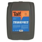 TAIF STREAM HVLP 32 (PAO), 20л Масло гидравлическое.