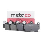 3010-051 METACO Колодки тормозные задние дисковые к-кт