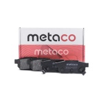 3010-077 METACO Колодки тормозные задние дисковые к-кт