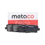 3010-078 METACO Колодки тормозные задние дисковые к-кт
