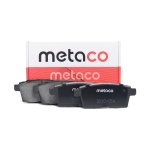 3010-054 METACO Колодки тормозные задние дисковые к-кт