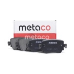 3010-196 METACO Колодки тормозные задние дисковые к-кт