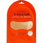 037681 Патчи, маска для коррекции овала лица V-Solution Maskline Patch, BeauuGreen, Ю.Корея, 28 г