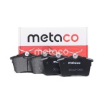 3010-065 METACO Колодки тормозные задние дисковые к-кт