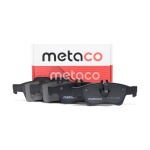 3010-026 METACO Колодки тормозные задние дисковые к-кт