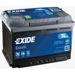 Аккумулятор EXIDE Excell  EB740 74Ah 680A  обратной полярности