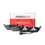 3000-007 METACO Колодки тормозные передние к-кт
