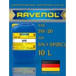 Моторное масло RAVENOL VFE SAE 5W-20 (10л) Моторное масло RAVENOL VFE SAE 5W-20 (10л)