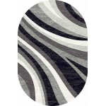 Ковер SILVER <MERINOS(Россия)> 1,80*2,50  d234  GRAY ОВАЛ(00927669)  серого цвета