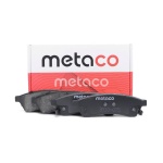 3010-075 METACO Колодки тормозные задние дисковые к-кт