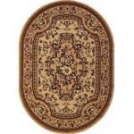 Ковер LAGUNA <MERINOS(Россия)> 1,80*2,50  ANGELIKA 4  BEIGE ОВАЛ(00928401)  овальные