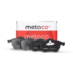 3000-156 METACO Колодки тормозные передние к-кт