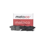 3010-093 METACO Колодки тормозные задние дисковые к-кт