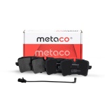 3010-102 METACO Колодки тормозные задние дисковые к-кт