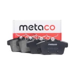3010-124 METACO Колодки тормозные задние дисковые к-кт