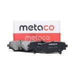 3010-154 METACO Колодки тормозные задние дисковые к-кт