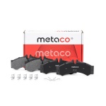 3000-166 METACO Колодки тормозные передние к-кт