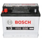 Аккумулятор BOSCH 0092S30060 S3 56Ah 480A  прямой полярности