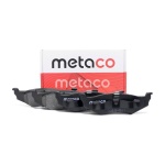 3010-091 METACO Колодки тормозные задние дисковые к-кт