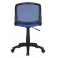 Кресло Бюрократ CH-296/BL/15-10 спинка сетка синий сиденье синий