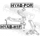 (hyab-h1f) Сайленблок переднего рычага FEBEST (Hyundai H-1 2001-)
