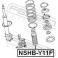 (nshb-y11f) Пыльник переднего амортизатора FEBEST (Nissan Ad Van/Wingroad Y11 1999-2004)