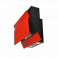 Вытяжка Maunfeld Tower Lux 60 (чёрный, красное стекло)
