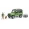 Bruder 02587 "Внедорожник Land Rover Defender" с фигуркой и собакой (фикс. цена)