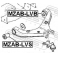 (mzab-lvs) Сайленблок передний переднего рычага FEBEST (Mazda MPV LV 1990-1999)
