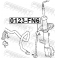 (0123-fn6) Тяга стабилизатора передняя FEBEST (Toyota Isis ANM10/ZGM10/ZGM11/ZNM10 2004-)