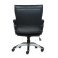 Кресло руководителя Бюрократ CH-890S-Low/Black низкая спинка черный искусственная кожа (пластик сере