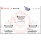 P85072 BREMBO Комплект тормозных колодок, дисковый тормоз