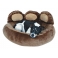 Лежак TRIXIE для собаки "Donatello" 60*50см, плюш, коричневый