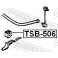 (tsb-506) Втулка заднего стабилизатора D15 FEBEST (Toyota Avensis AT22#/AZT220/CDT220/CT220/ST220/ZZ